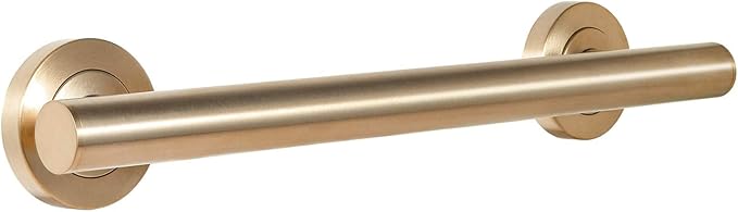 Lava Odoro Shower Grab Bar, Modern Stainless Steel Handicap Grab Bar for Bathtubs and Showers, Shower Safety Bar for Seniors Disabled, ADA-Compliant (Champagne Gold, 24 Inch)