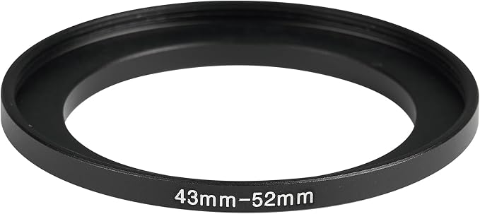 43-52mm Metal Step-Up Ring Adapter Compatible - Image 3