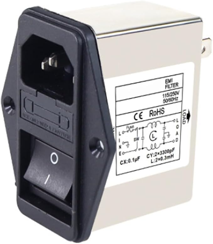 IEC Power Filter, Inlet Power Socket, IEC Socket Power Filter - Image 6