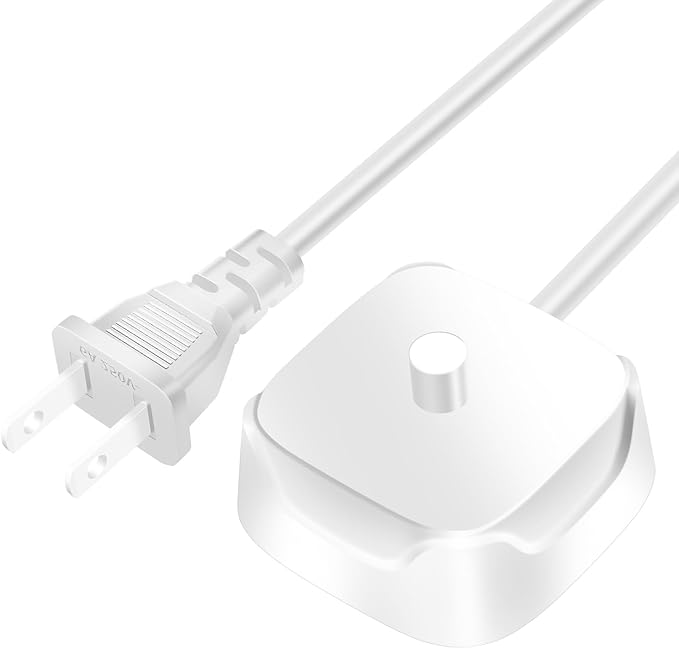 Charger for AquaSonic Electric Toothbrush, Replacement Charger Base for Aqua Sonic Black/Vibe Series Electric Toothbrush, Waterproof (White)