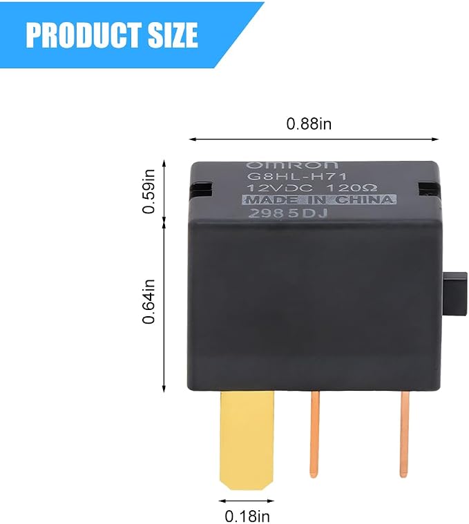 2PCS Car AC Relay, OEM#G8HL-H71 39794-SDA-A03 Vehicle Power Starter Relays - Image 2
