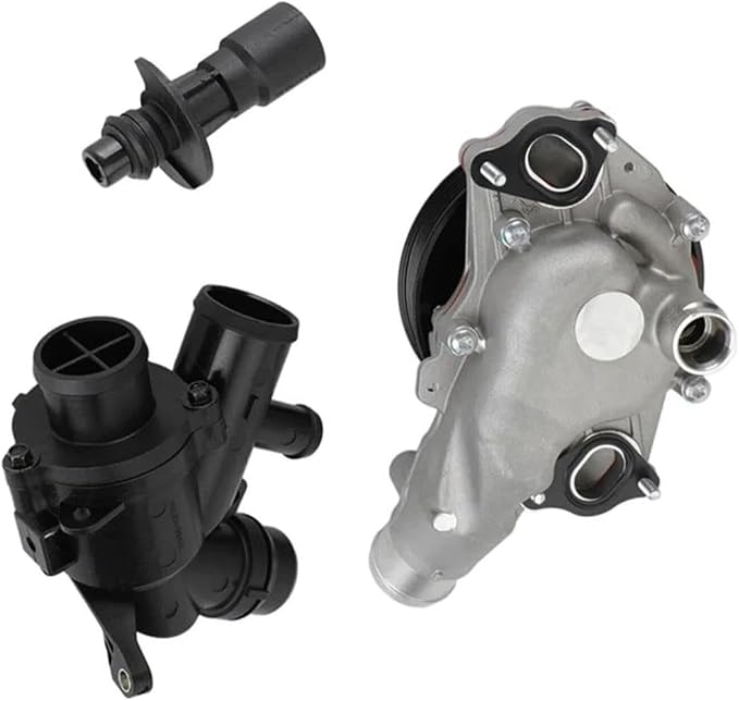 Complete Water Pump Kit with Thermostat Bolts Gaskets - Image 2