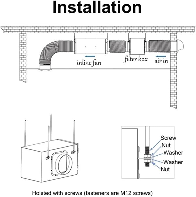 6 in Filter Box for Fresh Air Ventilation System - Image 6