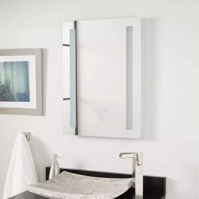 LED Bathroom Mirror with Demister Pad and Touch Switch - Image 5