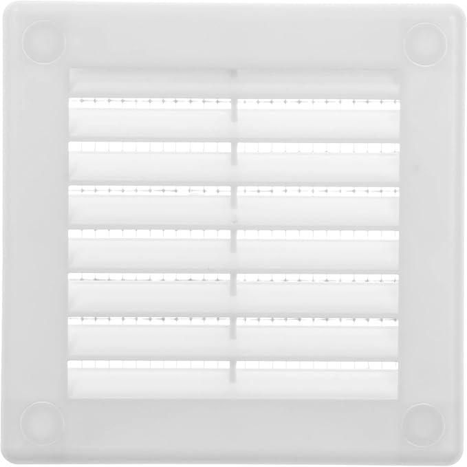 Vent Systems 3" x 3" White Plastic Soffit Vent Cover - Image 6
