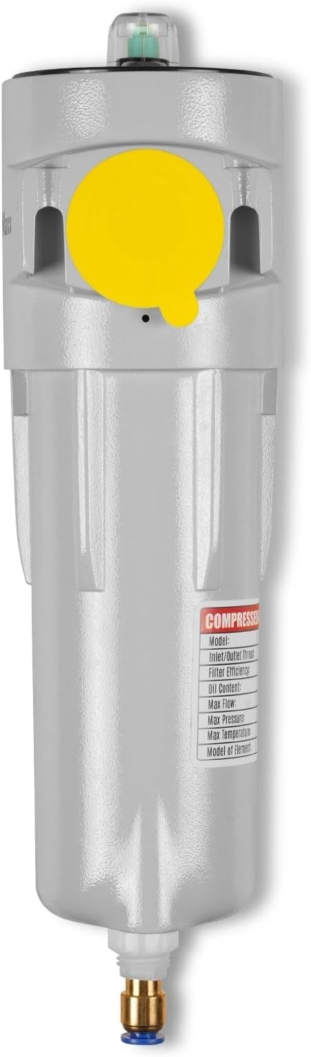 63 CFM Compressed Air Oil-Water Separator Precision Filter, Oil Content 0.001ppm - Image 6