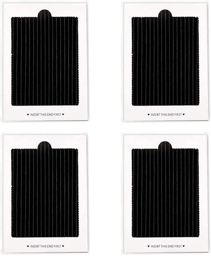 4 Pack Refrigerator Air Filter Replacement Carbon Activated Air Filter by Dhieong
