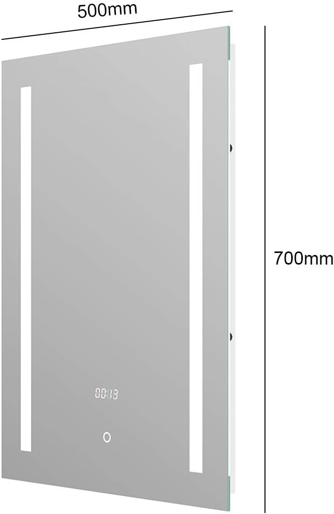 LED Bathroom Mirror with Demister Pad and Touch Switch - Image 6