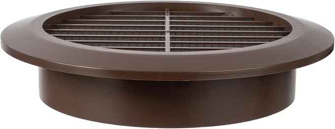 Brown 4" Inch Round Ventilation Grille - Image 7