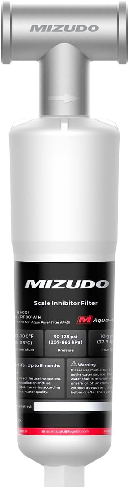 Whole House Scale Inhibitor, MIZUDO AP431 AP430SS Water Softener System by CreatingComfortableLiving