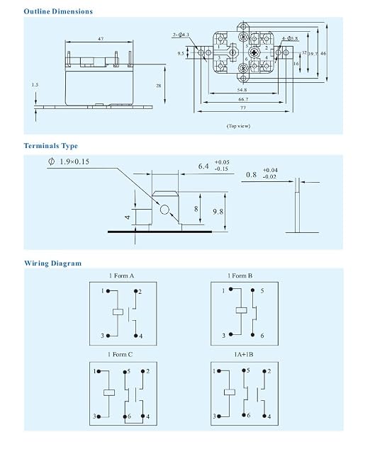 Dreyoo 1 Pack 24V Fan Relay, 90-980 Isolation Relay AC Switch SPST - Image 7
