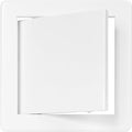 Vent Systems White ABS Plastic Access Panel 6 x 6 Inch (Opening) - Access Door for Drywall, Wall, Ceiling - Electrical, Plumbing Service Wall Hole Cover - Inspection Door - 6.6 x 6.6 Inch (Outer)