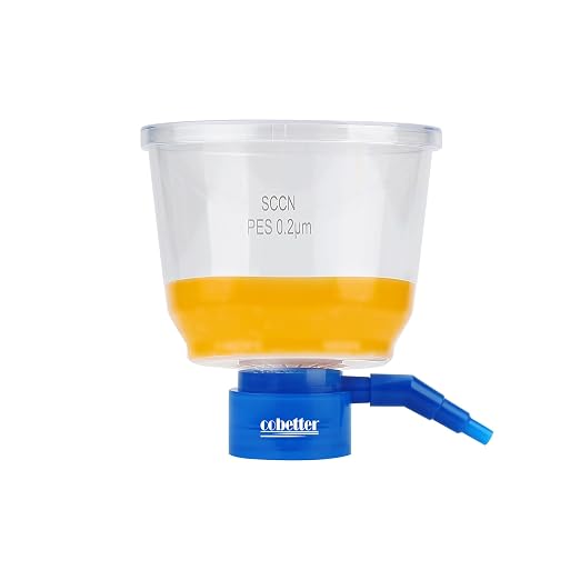 Pack of 18 Diposable Bottle Top Filter 500mL 0.2μm PES Hydrophilic Membrane by COBETTER
