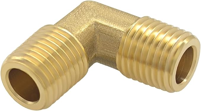 Hooshing 1/4 Inch NPT Elbow 90 Degree Street Elbow 1/4" NPT Male to 1/4" NPT - Image 3