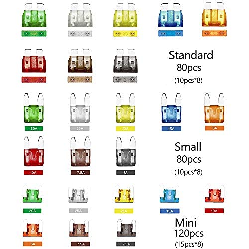282Pcs-Car Fuses Assortment Kit, Blade-Type Automotive Fuses, Automotive - Image 2