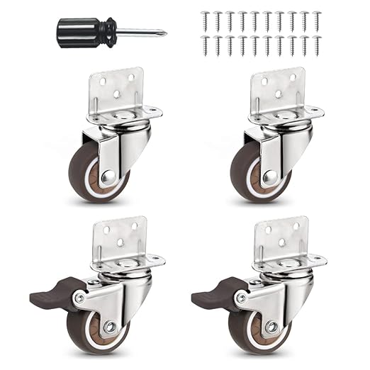 Heavy Duty Casters Set of 4 by Molen