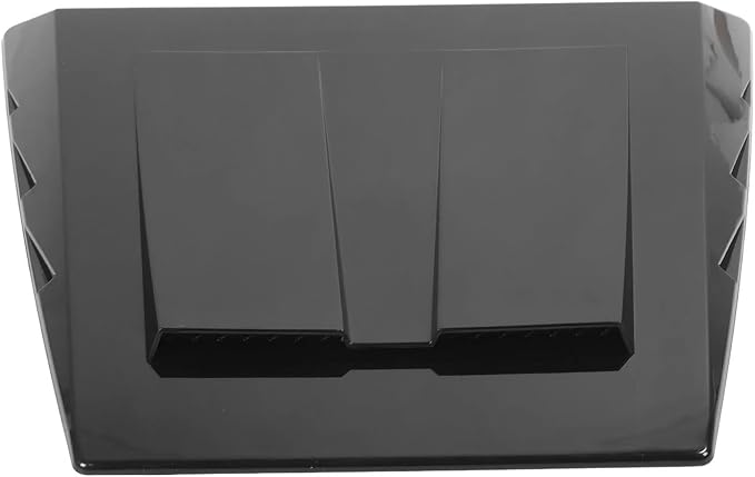 Gloss Black Hood Vent Cover Air Intake Decorative Trim Compatible by Unknown