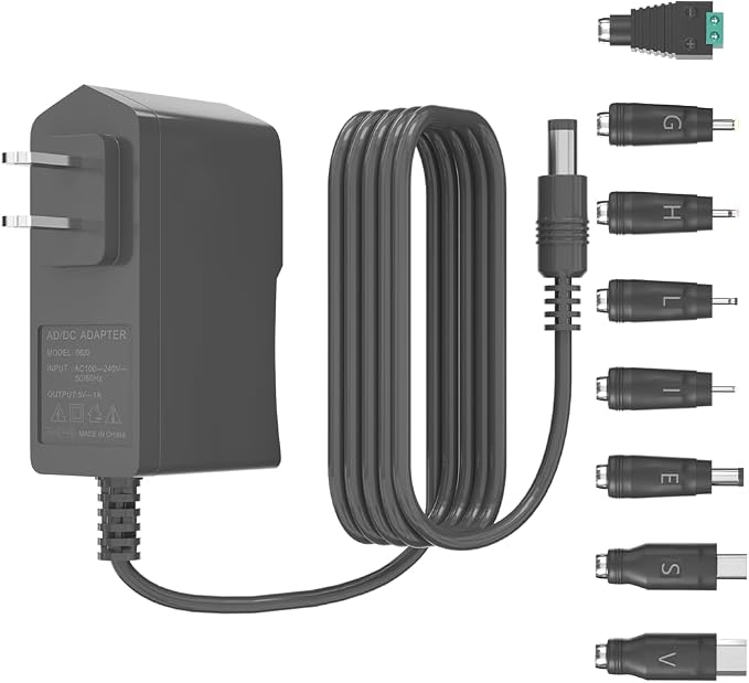 Universal 5V 1A Power Supply Adapter, 5W All-in-one Charger by ZYHKJYL