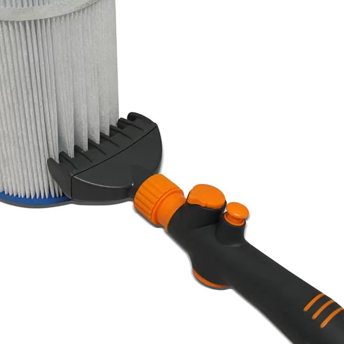 Pool Filter Cartridge Cleaner Tool | Quick Handheld Heavy Duty Cleaning Brush - Image 6