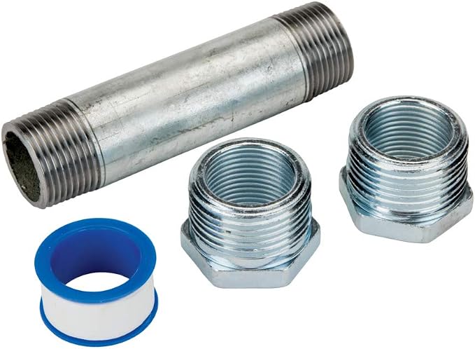 GPI Filter Adapter Installation Kit, 3/4 inch x 4 inch Pipe Nipple, 2 Pipe by GreatPlainsIndustries