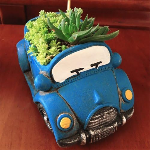 Blue Planter, Cute Succulent Pots, Small Plant Pots - Image 4