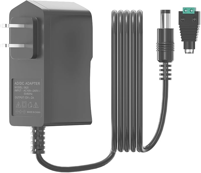 12V 2A Power Supply Adapter DC 12V 24W Charger by ZYHKJYL