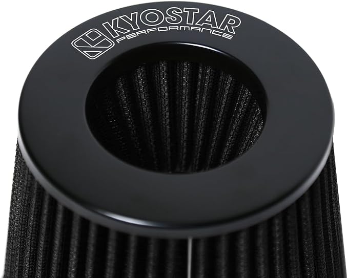 KYOSTAR Universal 3.5" High-Flow Air Filter, Reusable Cone Cold Air Intake - Image 9