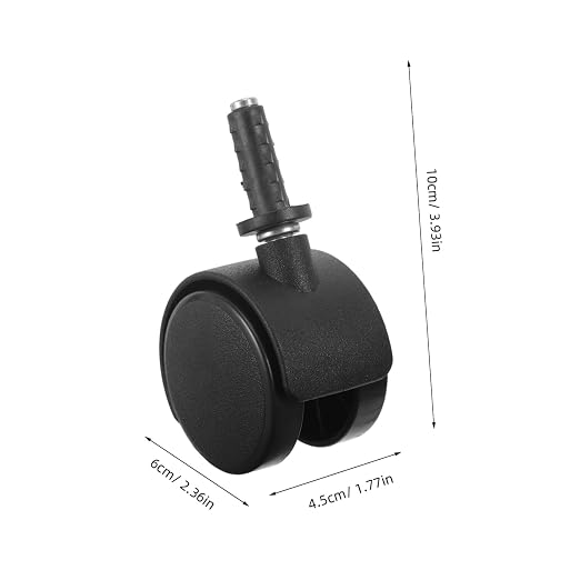 Balacoo 4pcs Silent Gliding Swivel Caster Wheels - Image 2