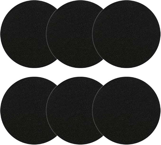 Kitchen Compost Bin Charcoal Filter 7.25 Inch Diameter Extra Thicker & by iUoczi