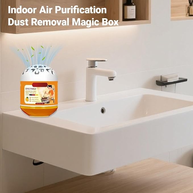 Indoor Air Purification Dust Removal Magic Box, Portable Air Cleaner - Image 8