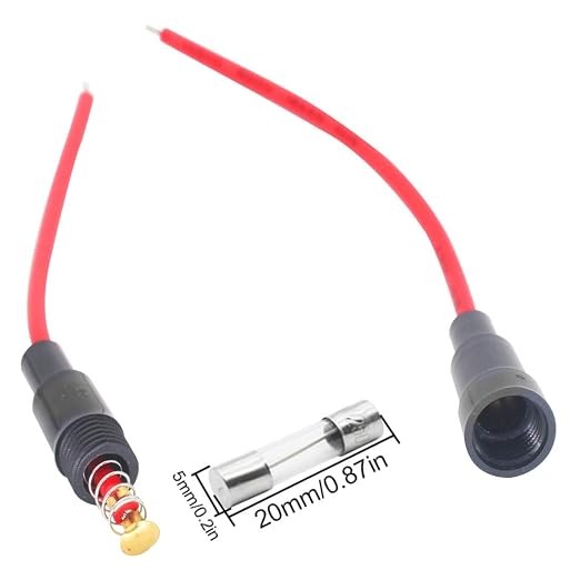 Fuse Holder Kit:10pcs 18 AWG Screw Type 5X20 Inline Fuse Holder + 150pcs Quick - Image 4
