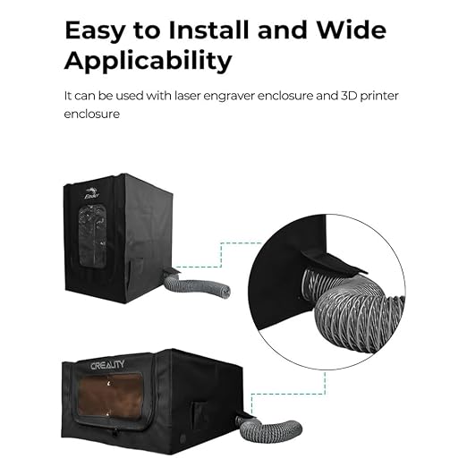 Creality Fan Extraction Kit for Ender Plus 3D Printer Enclosure - Image 7