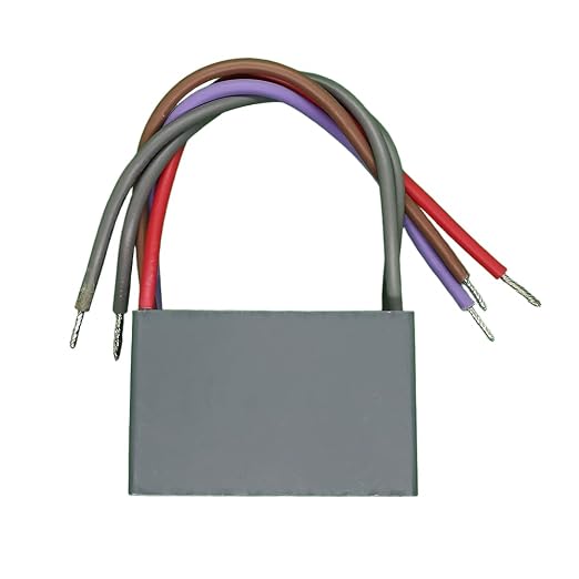 Ceiling Fan Capacitor 4.5uF + 5uF + 6uF 5-Wire 250V/250V CBB61 | - Image 2