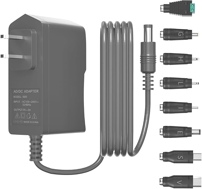 9V 2A Power Supply Universal 9V 2A Power Supply Adaptor by ZYHKJYL