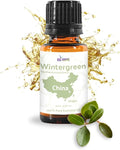 Wintergreen Essential Oil - Direct from Bio-Young Aromas China - Steam Distilled - Aceite de Gaulteria for Aromatherapy, Massage, Diffuser, DIY Candle and Soap Making - 15ml