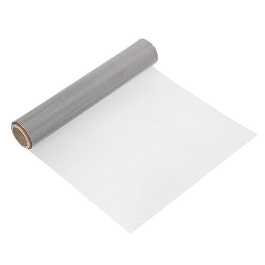 uxcell 50 Mesh 79" x 12" Woven Wire Mesh, 304 Stainless Steel Air Vent Filter by uxcell