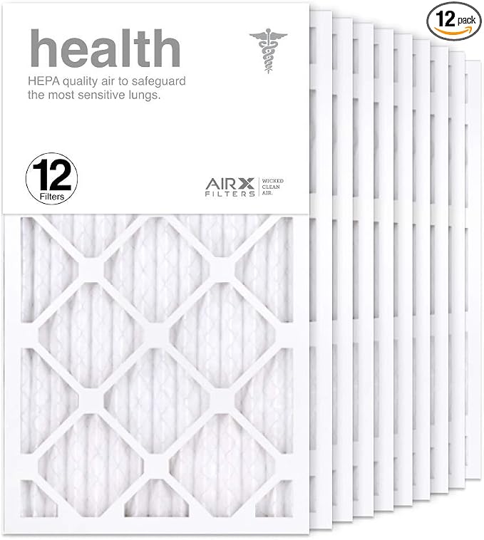 AIRx Filters 14x25x1 Air Filter MERV 13 Pleated HVAC AC Furnace Air Filter by AIRXFILTERSWICKEDCLEANAIR