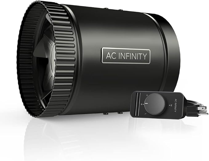AC Infinity RAXIAL S6, Inline Booster Duct Fan 6” by ACInfinity