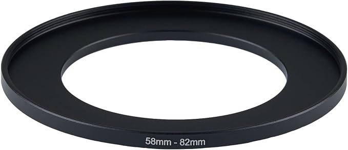 58mm Lens to 82mm Camera Lens Adapter 58mm to 82mm Step Up Ring Adapter Ring - Image 2