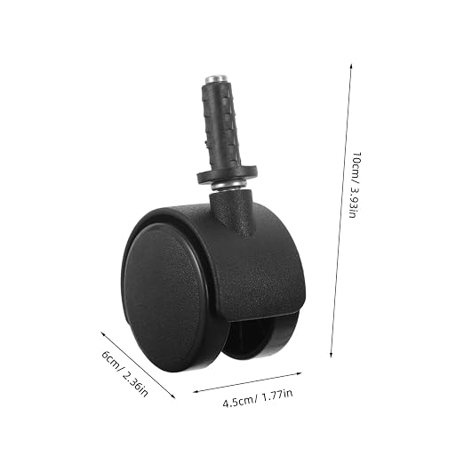 MAGICLULU 4pcs Swivel Caster Wheels - Image 2