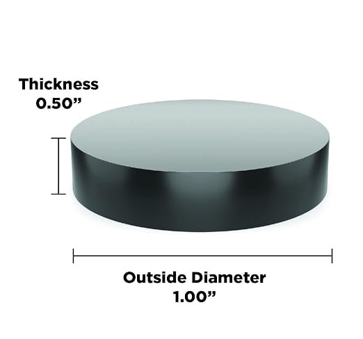 Isolate It: Sorbothane Vibration Isolation Circular Disc Pad 0.5" Thick 1" Dia. - Image 2