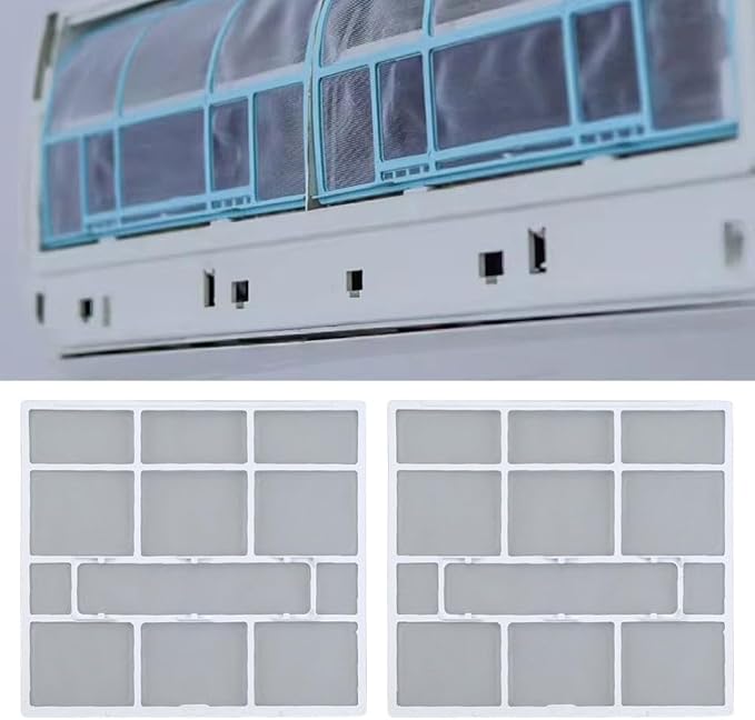 2 Pack Air Conditioner Filter Accessories, Indoor Unit Hanging Dust Screen - Image 4