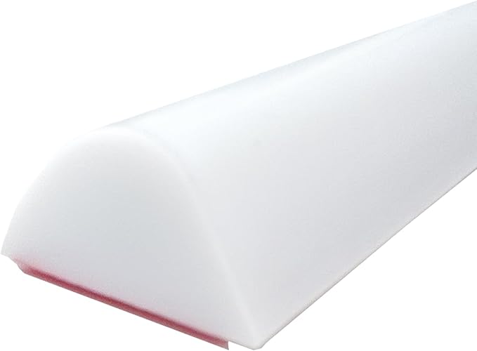 1/2" High Collapsible Shower Threshold Water Dam Barrier 118" Shower Water Stopper Barrier Shower Splash Guard For Walk In Shower Water Guard Suitable For Bathrooms Kitchens To Block Water Flow White