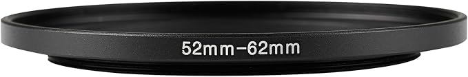 52-62mm Metal Step-Up/Down Ring Adapter Compatible - Image 2