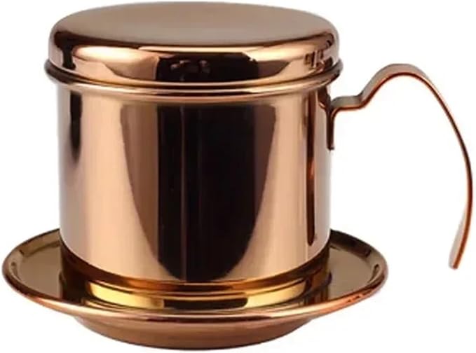 Stainless Steel 304 Vietnamese Coffee Filter Cup Drip Pot Simple And Portable by Unknown