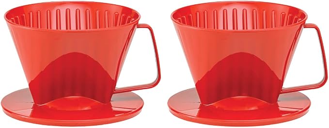 Fino Pour-Over Coffee Brewing Filter Cone, Number 1-Size, Brews 1 to 2-Servings by Fino