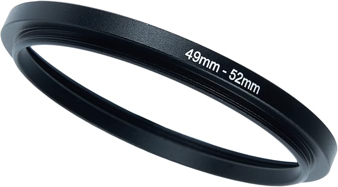 49mm to 52mm Step-Up Ring Filter Adapter by BETUYESS