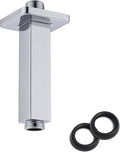 4 Inch Shower Arm with Flange, Ceiling Mounted Shower Head Extension Arm, Chrome