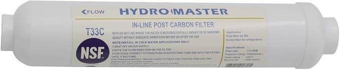 HYDRO MASTER IN-LINE POST CARBON FILTER - Image 4