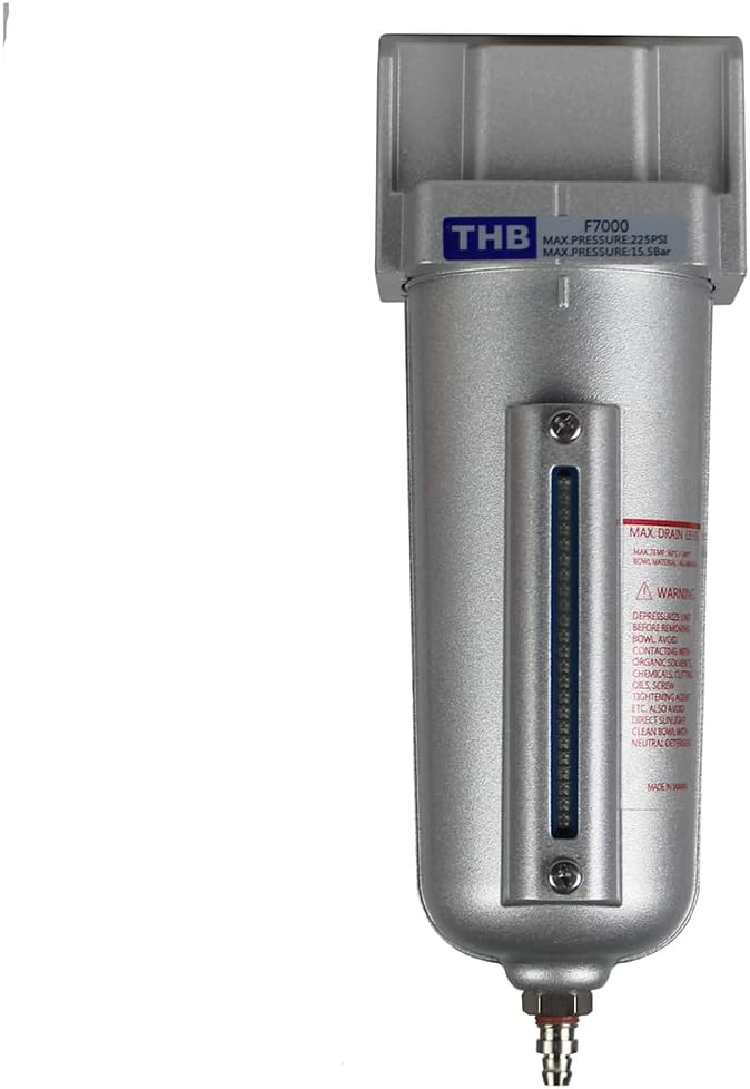 1/2" Compressed Air Line Moisture & Water Filter Trap Air Compressor F704 New by THB